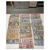 25-MISC TRAILER PLATES
