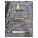 3-CHAIN LINK LICENSE PLATE BRACKETS