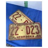 pair Neb 1966 Centennial, 22-D23