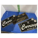 Four Dealer Advertising Plates -see picture