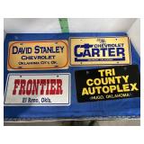 4 Dealer Advertising Plates -see picture