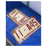 pair Neb 1966 Centennial, 11-A45
