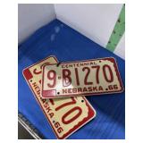 pair Neb 1966 Centennial, 9-B1270