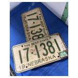 Pair Neb 1964 The Beef State, 17-1381
