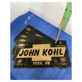 Ten Dealer Advertising Plates -see picture