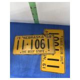 pair Neb 1958, 11-1061  The Beef State