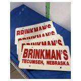 Ten Dealer Advertising Plates -see picture