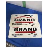 Two Dealer Advertising Plates -see picture