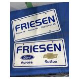 Two Dealer Advertising Plates -see picture