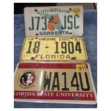 3-FLORIDA METAL PLATES