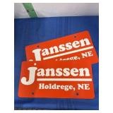 Two Dealer Advertising Plates -see picture