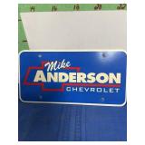 One Dealer Advertising Plates -see picture