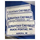 Eleven Dealer Advertising Plates -see picture