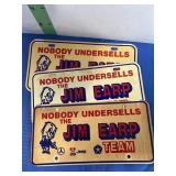 Three Dealer Advertising Plates -see picture