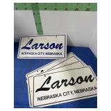 Four Dealer Advertising Plates -see picture