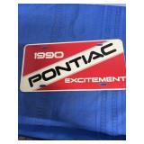 1-1990 PONTIAC PLATE  NOT METAL