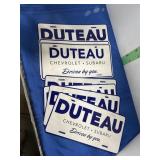 Seven Dealer Advertising Plates -see picture