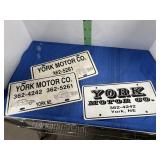 Three Dealer Advertising Plates -see picture