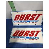 Two Dealer Advertising Plates -see picture