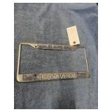 HENDERSON CHEVROLET LICENSE PLATE BRACKET METAL