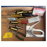 MISC SCREWDRIVERS AND STAPLE GUN