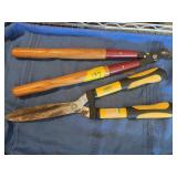 SHORT HANDLED PRUNING SHEERS & HEDGE CLIPPER