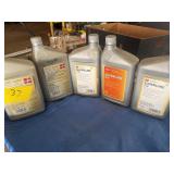 3 QT. CENEX 30 WEIGHT & 2 QT OF AUTO GOLD 5W-20