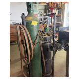 OXI-ACETYLENE TORCH HOSE, AND CART