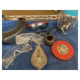 PIONEER 100 FT TAPE MEASURE, CHALK LINE, HINGES