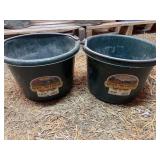 2-PLASTIC 8 QT BUCKETS