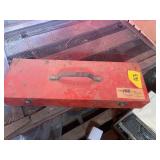 METAL TOOL BOX  7" X 20" X 3"