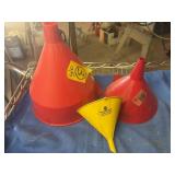 3-PLASTIC FUNNELS