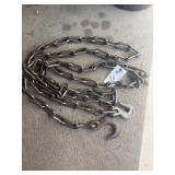16 FT CHAIN W/2 HOOKS