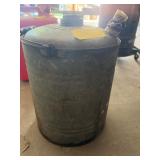 GALVANIZED FUEL CAN W /FUEL