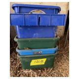 5-SMALL FEED TUBES 7" X 7" 51/2" HANG ON 2x4