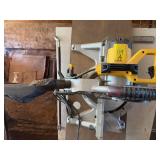 DEWALT 10" RADIAL ARM SAW W/HOMEMADE TABLE