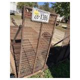 HOMEMADE 2 WHEEL TRAILER  64" X 108"