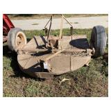 3 POINT PTO DRIVEN 2 ROW SHREDDER