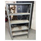 METAL SHLEF  30" X 11" X 57"  5 SHELVES