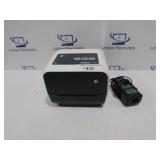 ZEBRA ZD421 THERMAL LABEL PRINTER WITH POWER