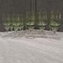 2 sets of 8 green glass stemware