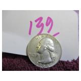 SILVER WASHINGTON QUARTER - 1964-D, GOOD