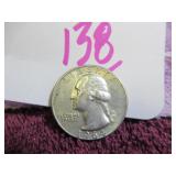 SILVER WASHINGTON QUARTER - 1964-D, GOOD