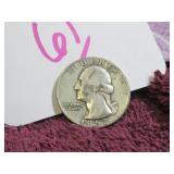 1957-D SILVER QUARTER - US, CIRCULATED