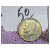 1964-D KENNEDY SILVER HALF DOLLAR, VG