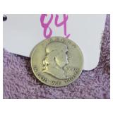 1950-D SILVER BEN FRANKLIN HALF DOLLAR