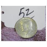 1964-D KENNEDY HALF DOLLAR, VG