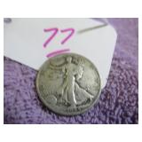 1944-D SILVER WALKING LIBERTY 50 - CENT