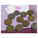 INDIAN HEAD 1 - CENT - 1882, '92, '89, '97