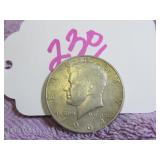 1964-D SILVER KENNEDY HALF DOLLAR, GOOD